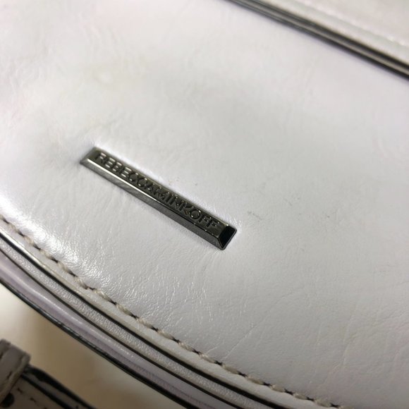 Rebecca Minkoff Women small leather crossbody bag off white ( slightly lilac) - Picture 7 of 8